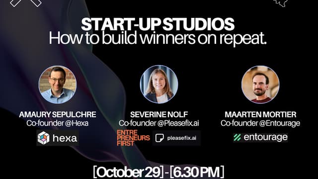 FirstMovers | Startup Studios: How to build winners on repeat