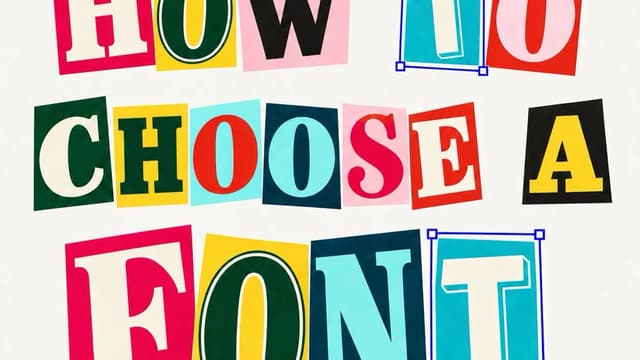 How to Choose a Font: A Workshop