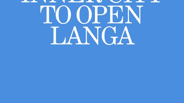 BikeBus: Inner City to Open Langa