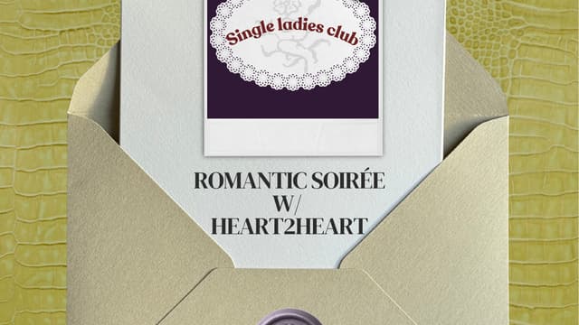 Romantic soirée w/ wine