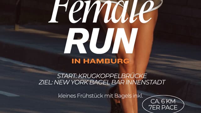 Female Run mit EmpowHer Network, New York Bagel Bar & Pace and Silhouettes