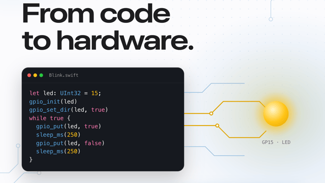 Embedded Swift: From Code to Hardware