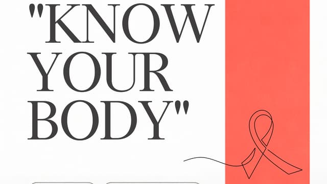 KNOW YOUR BODY - An Pink October Evening on Breast Health