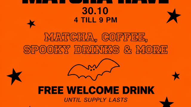 Halloween Matcha Rave