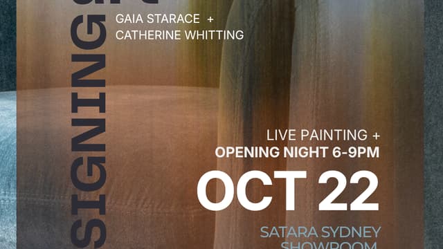 Satara x The Art of Designing Sydney Event