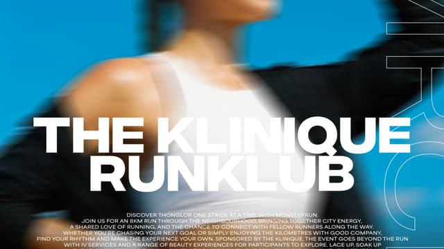 THE KLINIQUE RUN KLUB