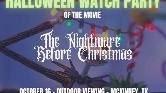 Halloween Watch Party - The Nightmare Before Christmas