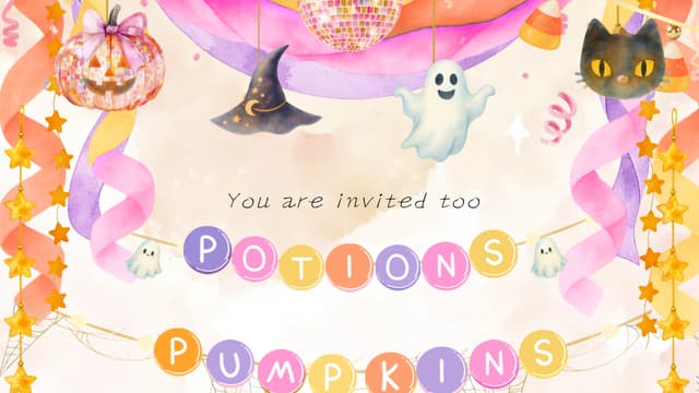Potions, Pumpkins, & Tiny Treats