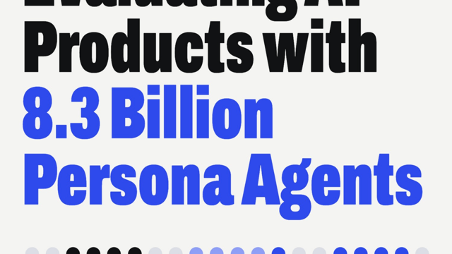 Simulated-User Evaluation Infrastructure: Evaluating AI Products with 8.3 Billion Persona Agents
