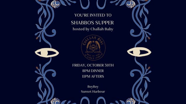 Challahween Shabbat Dinner