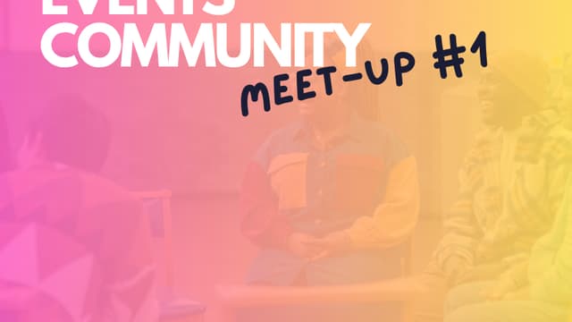 Brussels Events Community Meet-up #1