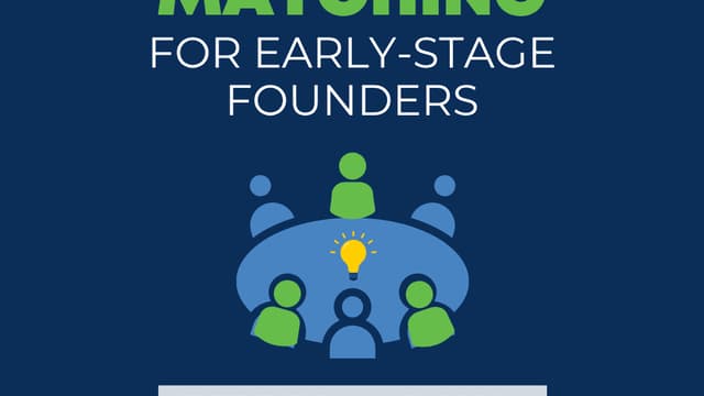 Mentor Matching for Early-Stage Founders