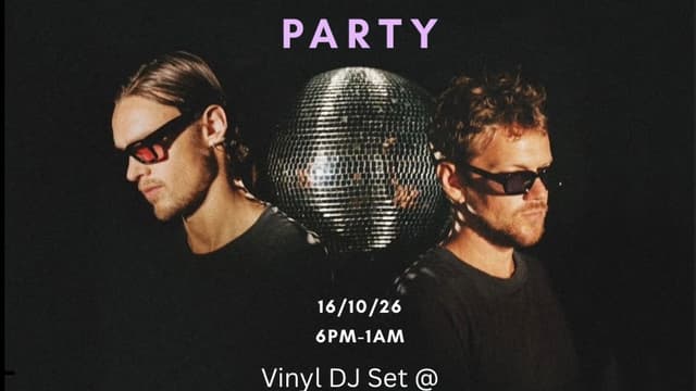 ALBUM LAUNCH PARTY + SIGNING with Vinyl DJ Set
