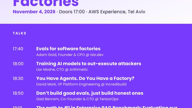 Evals & Software Factories
