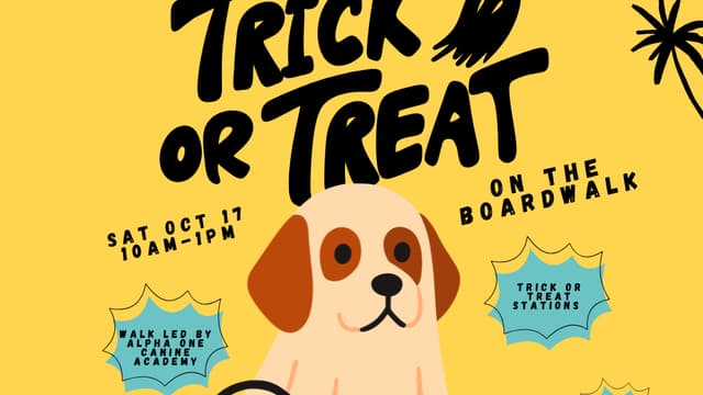 Trick or Treat on the Boardwalk 🎃