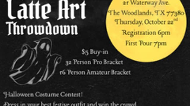 Spooktacular Latte Art Throwdown
