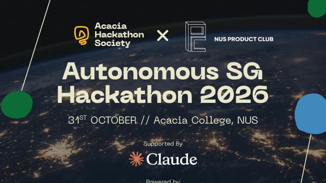 Autonomous SG 2026