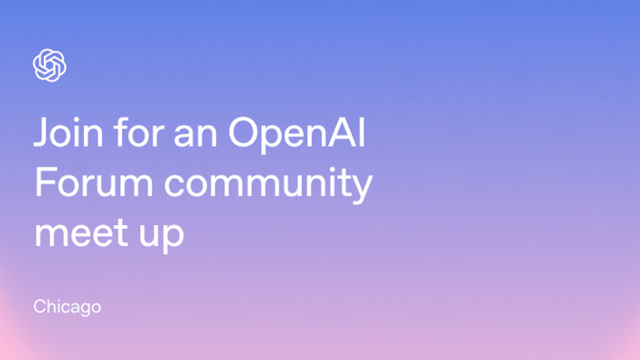 OpenAI Forum Chicago