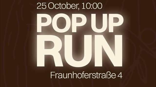 POP UP RUN vetain x salty sports club