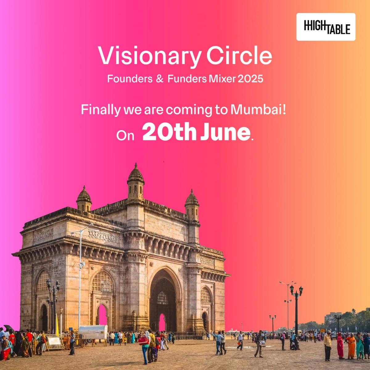 VisionaryCircle – Founders & Funders Mixer 2025 | MUMBAI