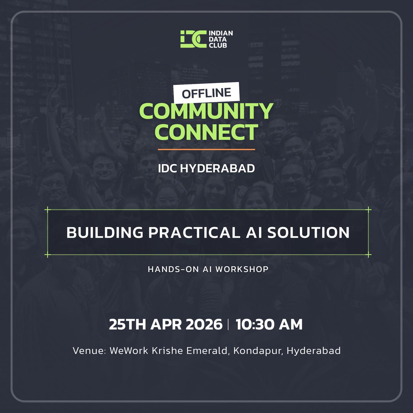 Offline Community Connect – Hyderabad