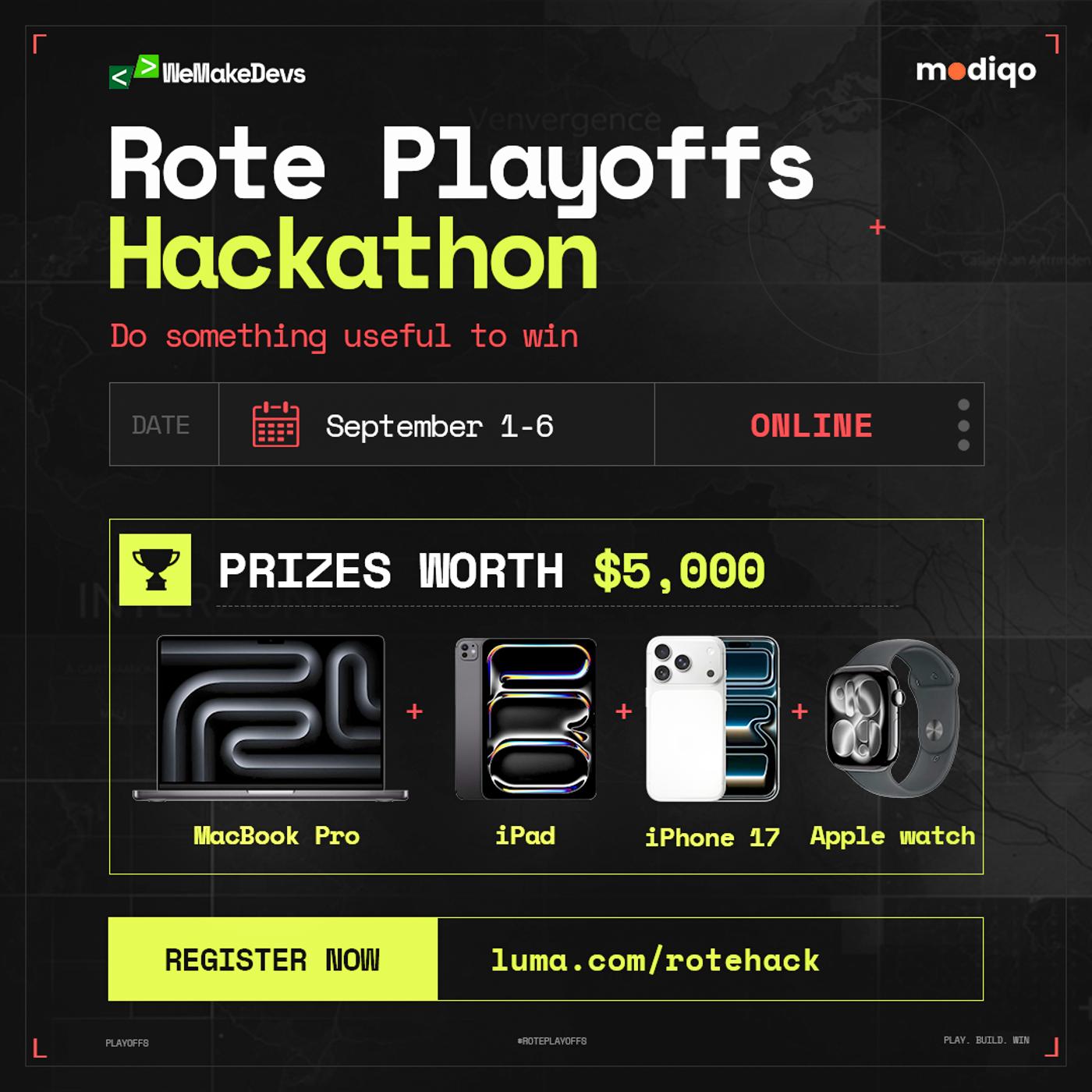 Rote Playoffs Hackathon