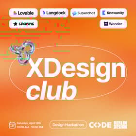 XDesign Hackathon x CODE x Lovable x Langdock x Superchat x Knowunity x SPACING