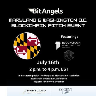 MDBA & BLI Foundation BitAngels Maryland/DC Pitch Event