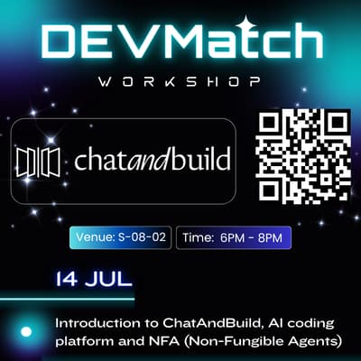 Devmatch Pre-hackathon Workshop: ChatAndBuild