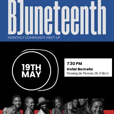 BJuneteenth May Meetup poster