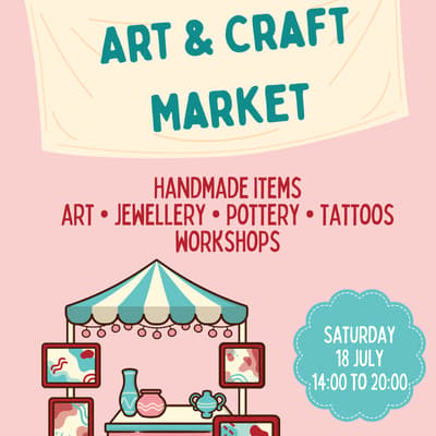 Art & Craft Market Heidelberg GUESTS – Elvish Inn Cafe & Restaurant, 18.07.2026
