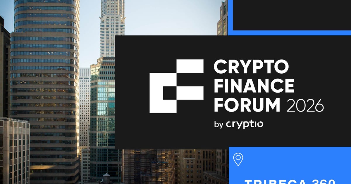 Crypto Finance Forum New York 2026 event banner