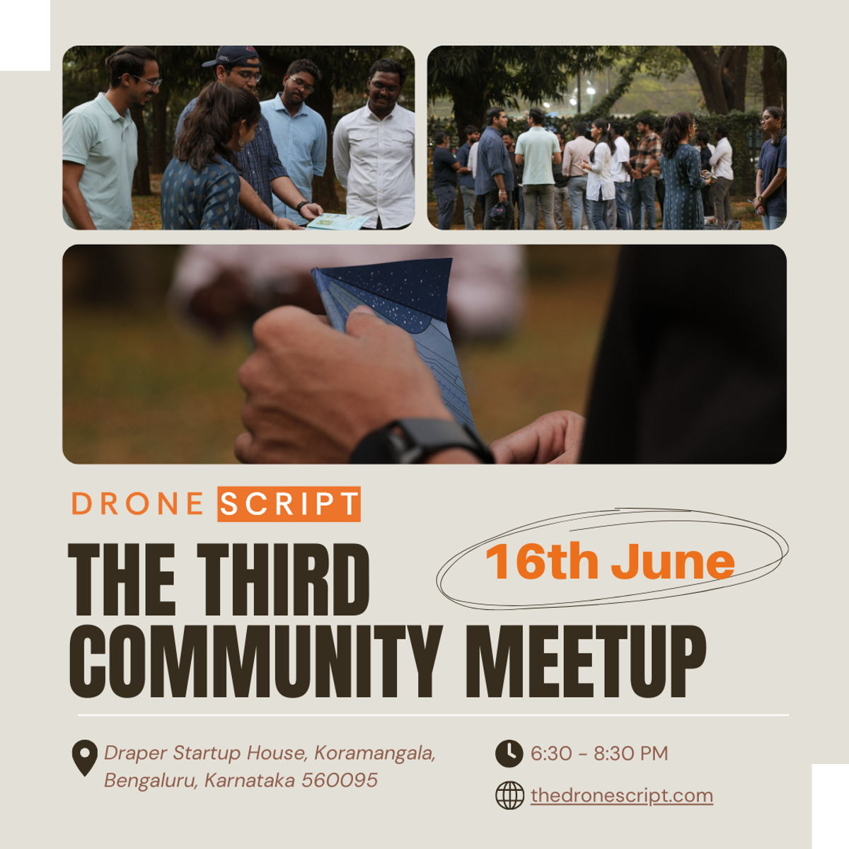 Drone Script’s Third Drone Community Meetup