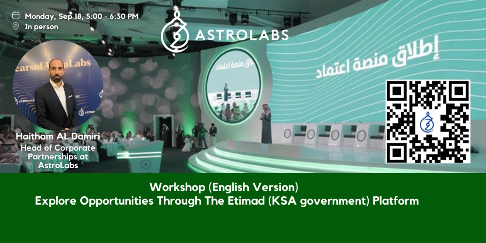 Explore Opportunities Through The Etimad (KSA government) Platform · Luma