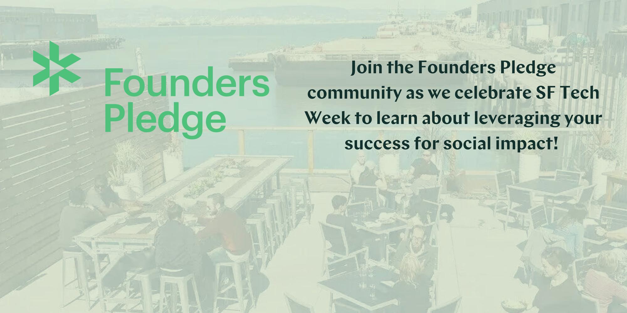 Founders Pledge SF #TechWeek Happy Hour · Luma