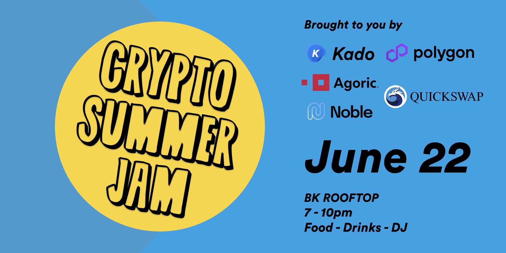 Crypto Summer Jam · Luma
