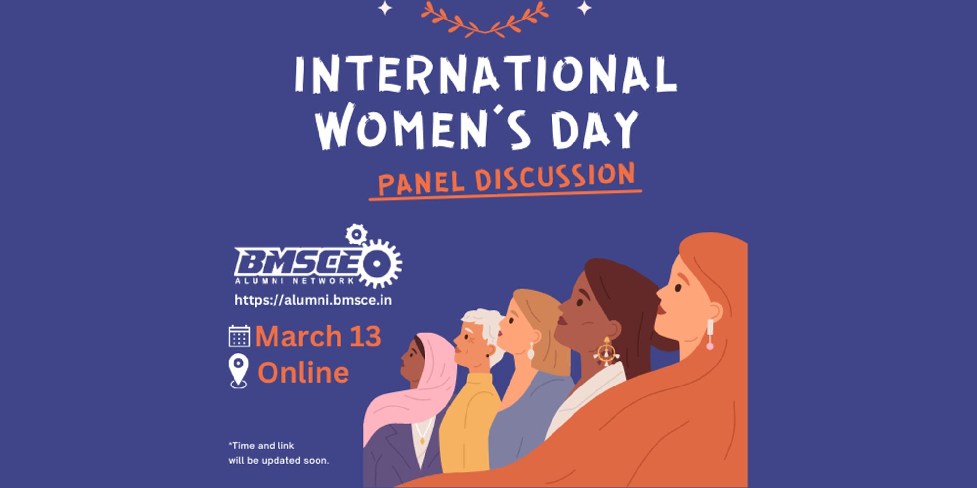International Women's Day Panel Discussion · Zoom · Luma