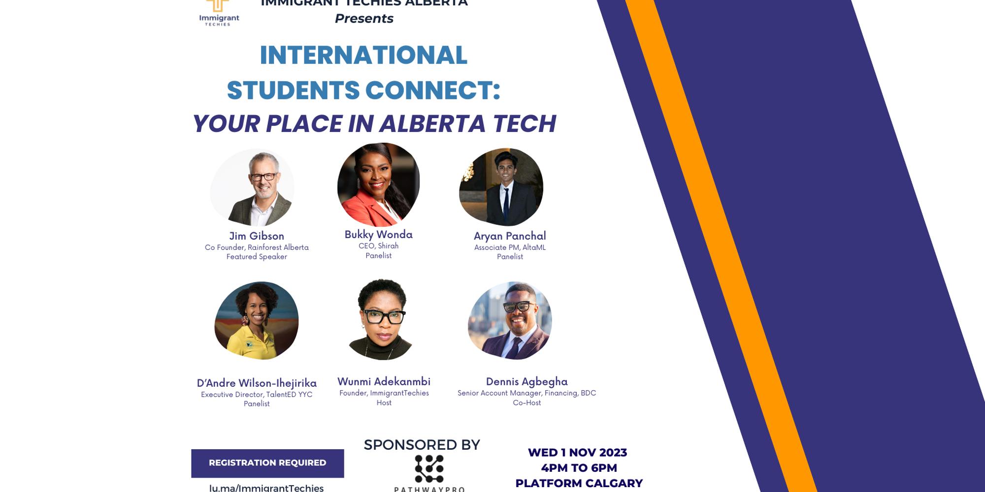 International Students Connect: Your Place in Alberta Tech · Luma