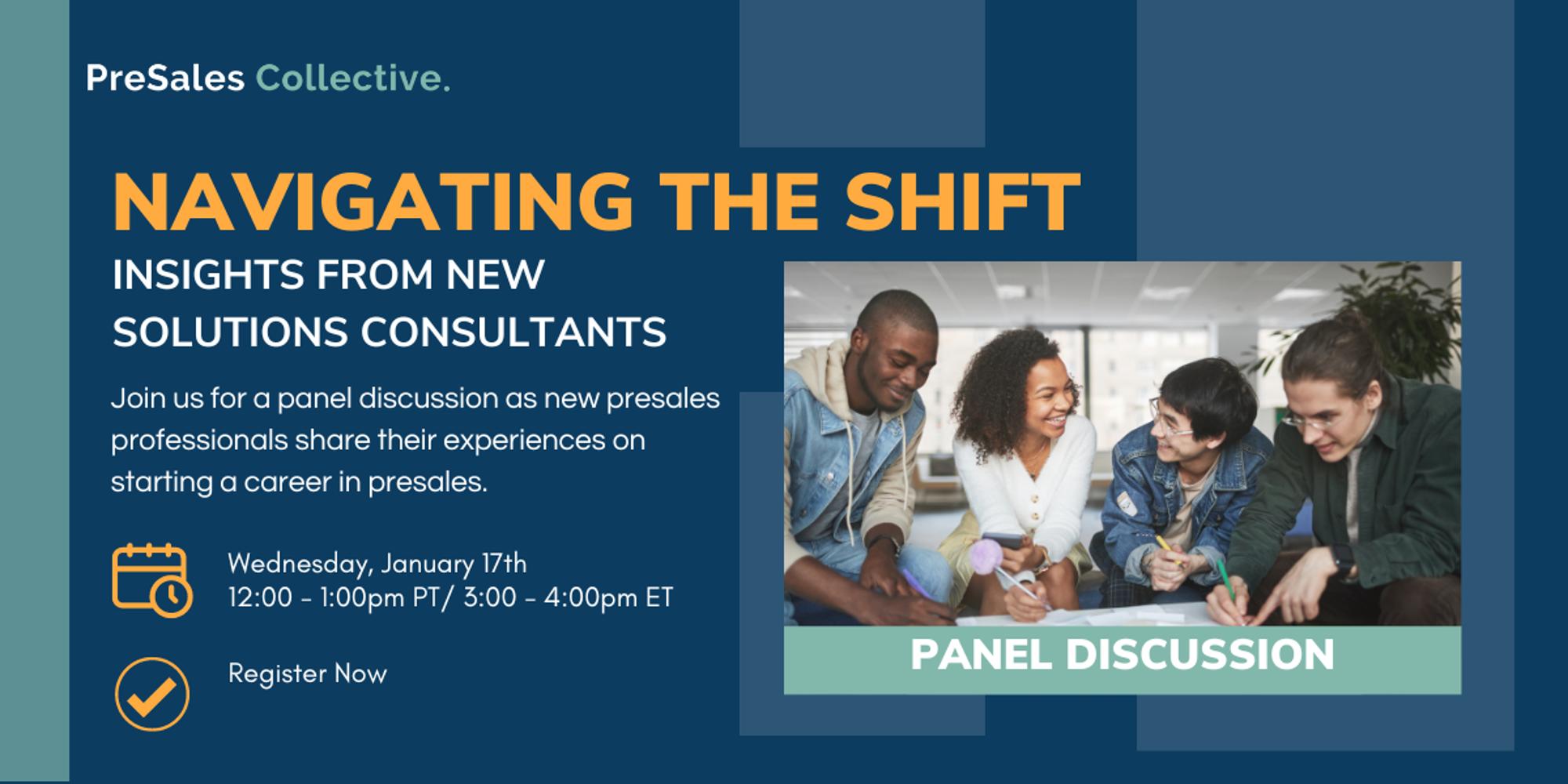 Navigating the Shift: Insights from New Solutions Consultants · Zoom · Luma