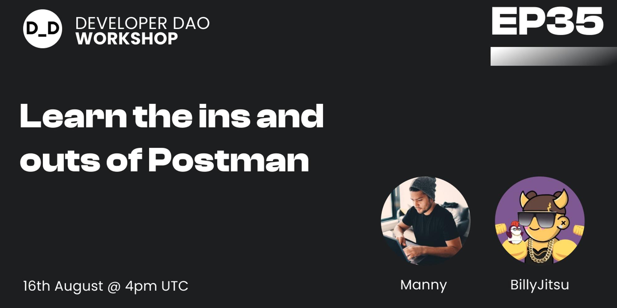 Learn the ins and outs of Postman · Luma