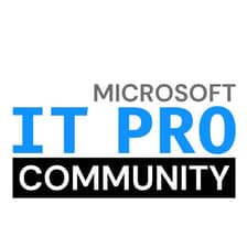 Profile picture for Microsoft IT Pro Community