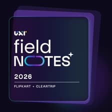 Profile picture for Filpkart UXR FieldNotes 2026