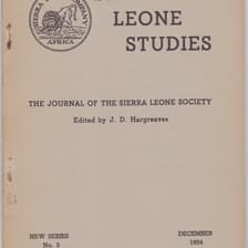Profile picture for Sierra Leone Studies