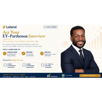 Cover Image for Ace Your EY-Parthenon Interview