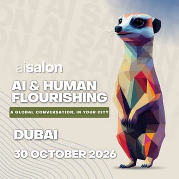 Cover Image for AI Salon Dubai - AI and Human Flourishing: Mo Gawdat and Jeffrey Abbott