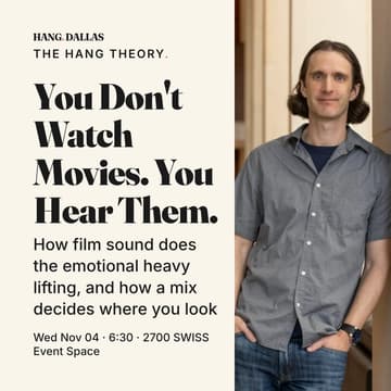 Cover Image for You Don't Watch Movies. You Hear Them.