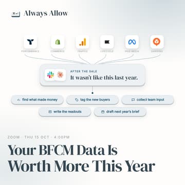Cover Image for Your BFCM Data Is Worth More This Year