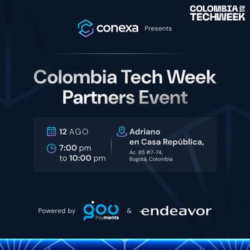 Cover Image for Conexa Partners Event, powered by GouPayments & Endeavor