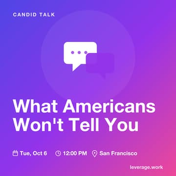 Cover Image for What Americans Won't Tell You