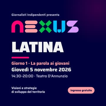 Cover Image for NEXUS Latina · Giorno 1 · La parola ai giovani